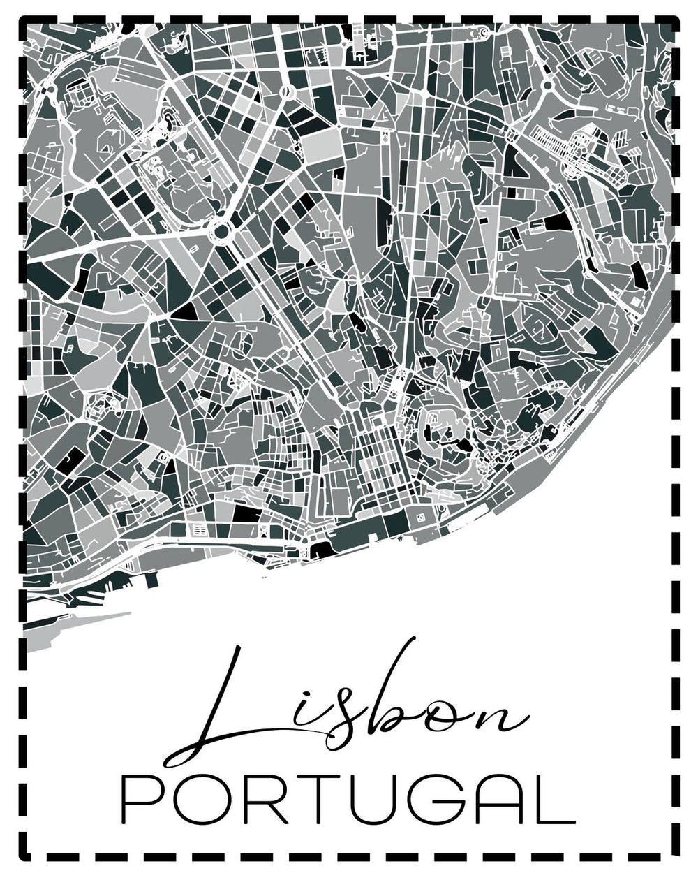 Lisbon City Map
