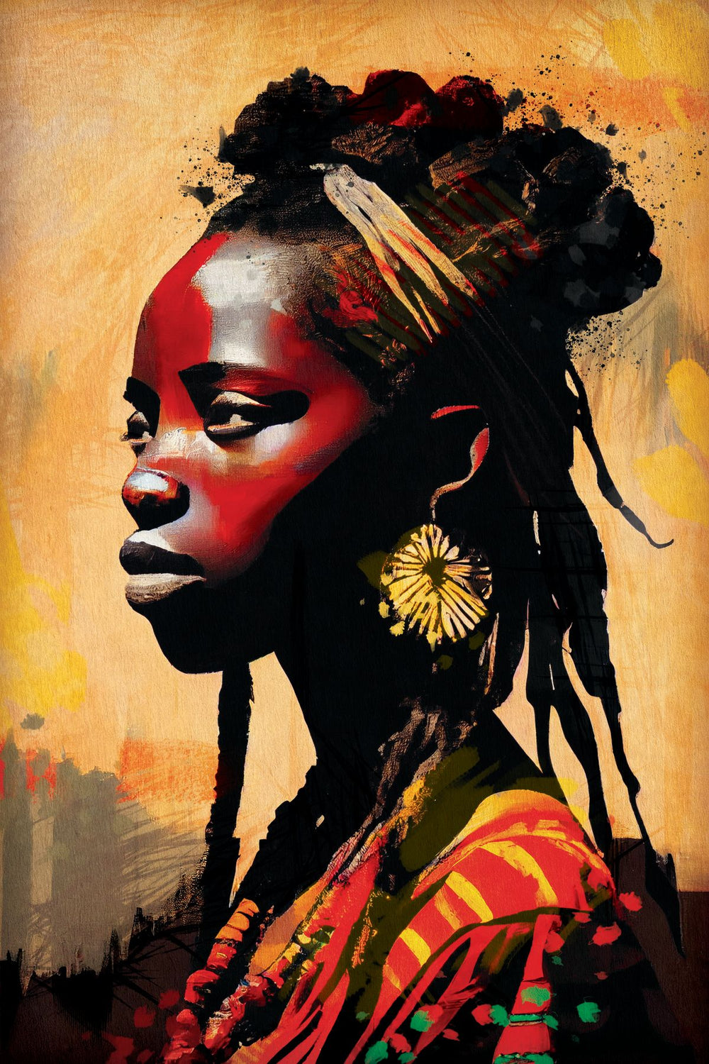 Tribal Girl Portrait