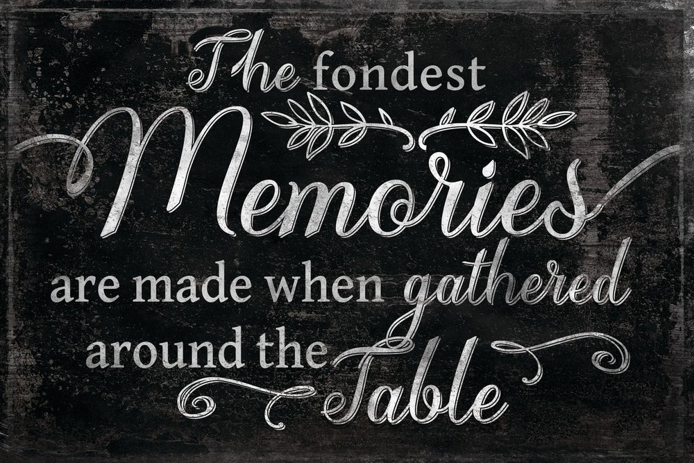 Fondest Memories Typography