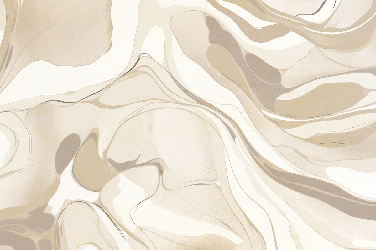 Beige Fluid Abstract Polyptych
