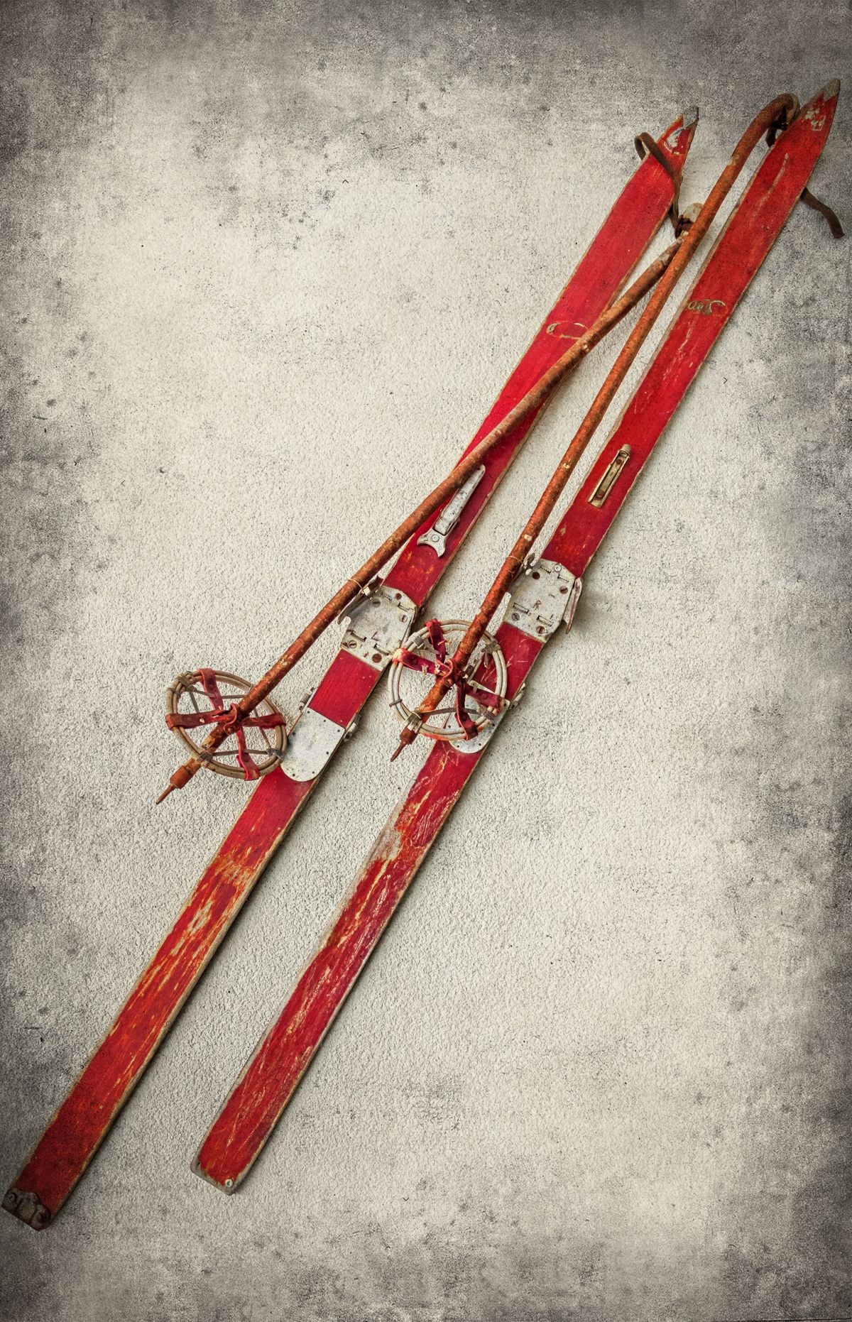 Vintage Red Ski