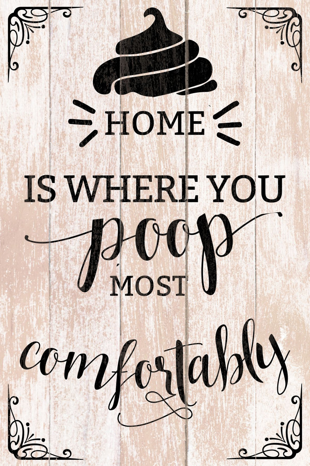 Home Poop Typography