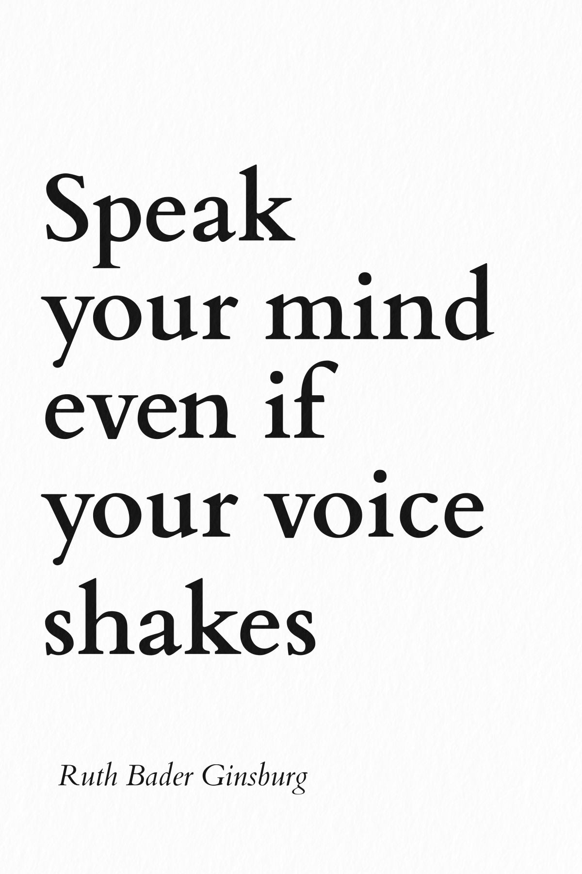 Speak Your Mind