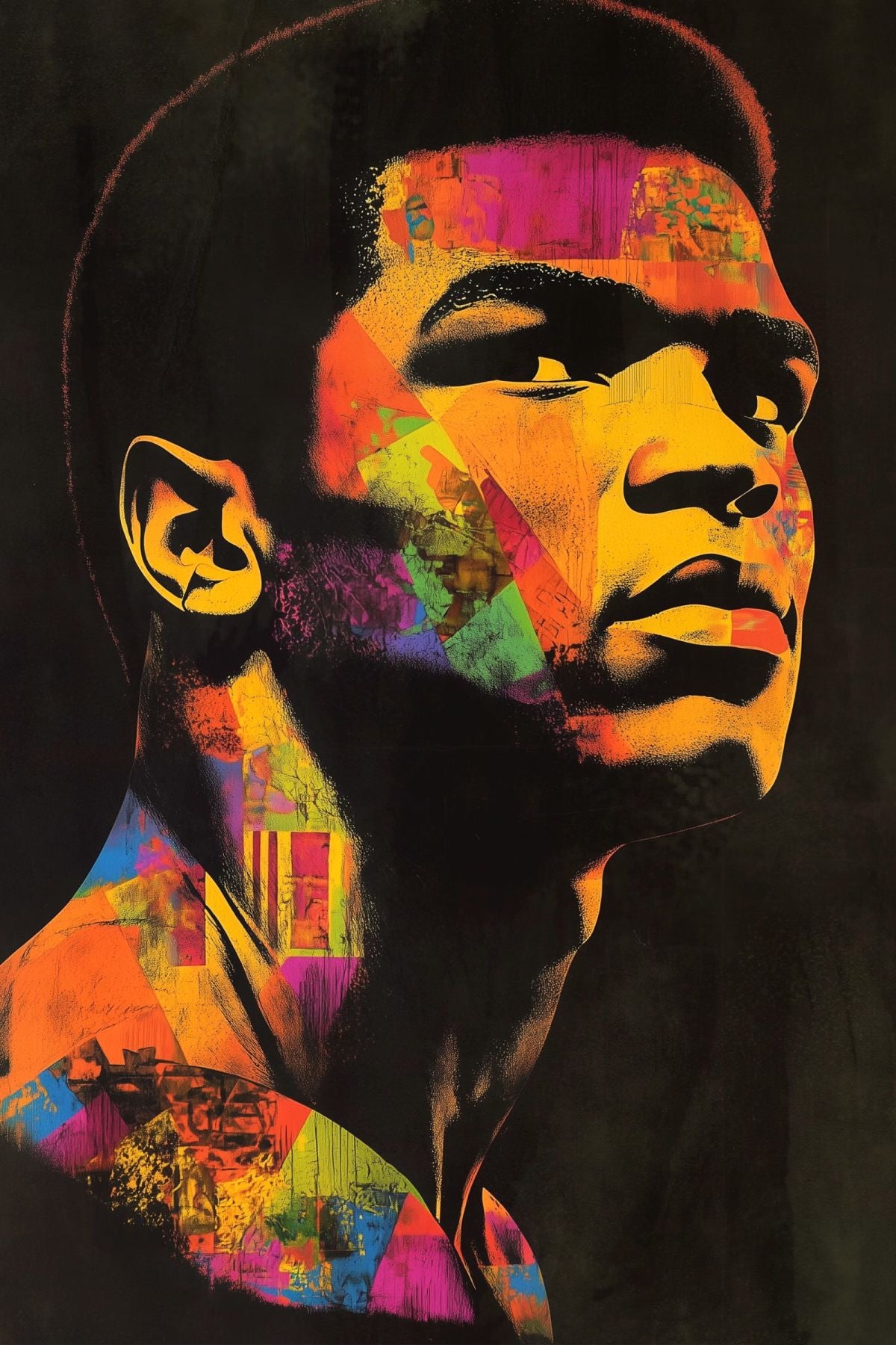 Muhammad Ali Retro Colors