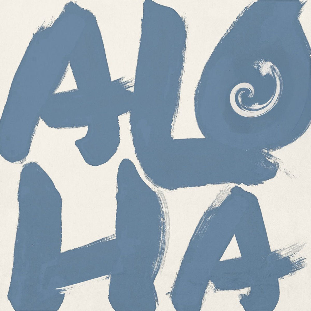 Bold Aloha Typography Sign