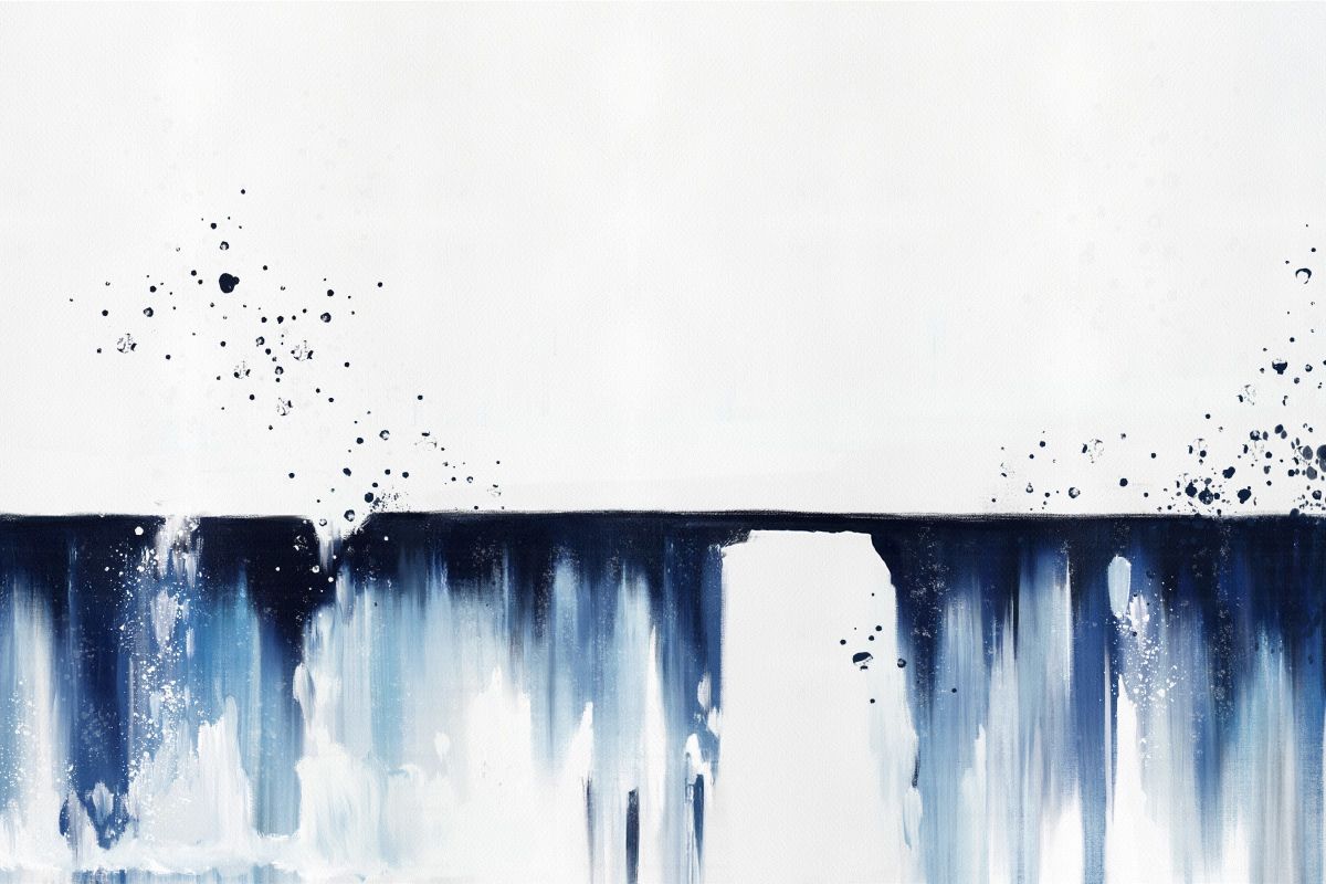 Beach Splash In Motion