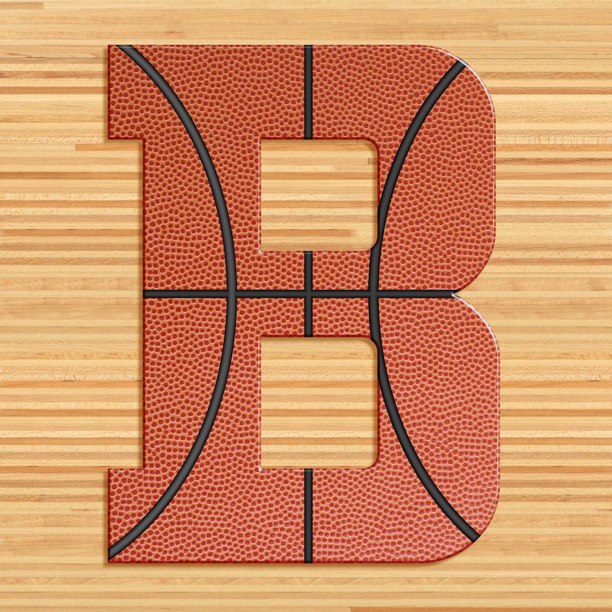 Basketball Letter B