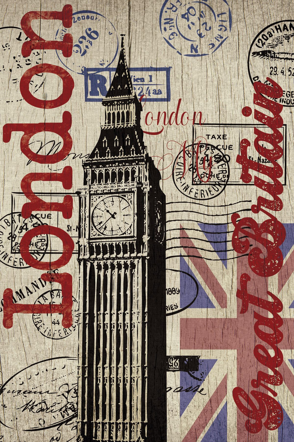 London GB Wood Style