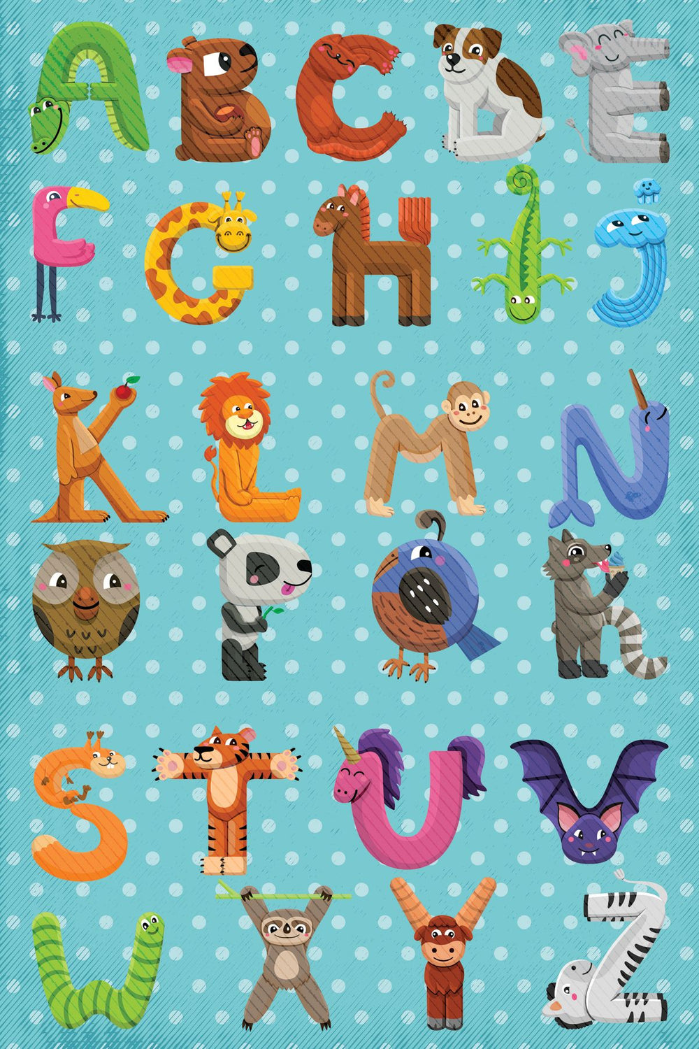 Animal Shaped Alphabet
