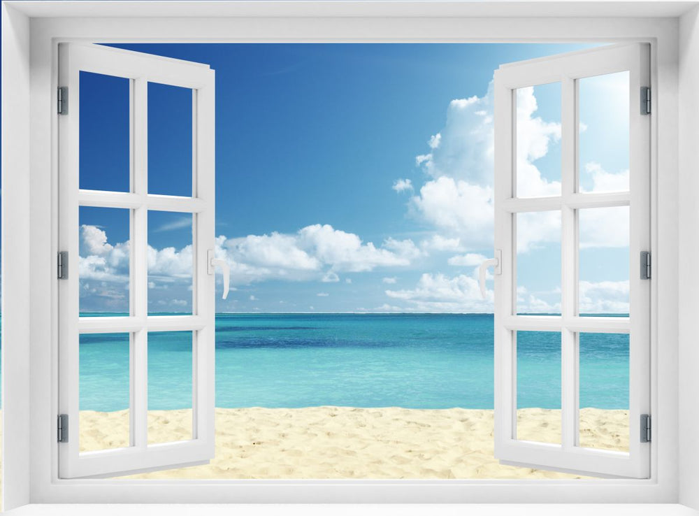 Window To Remote Beach