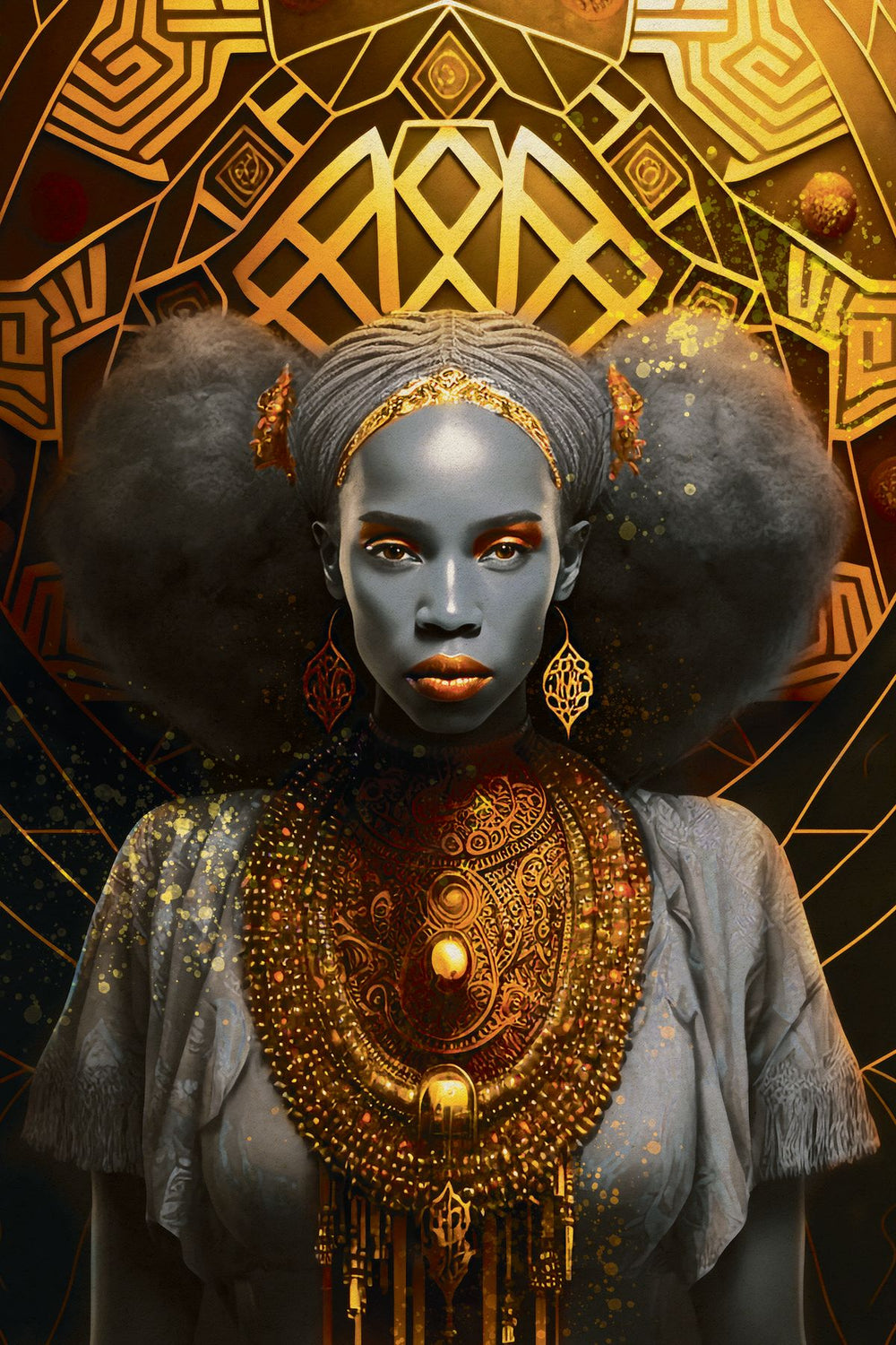 Golden African Goddess