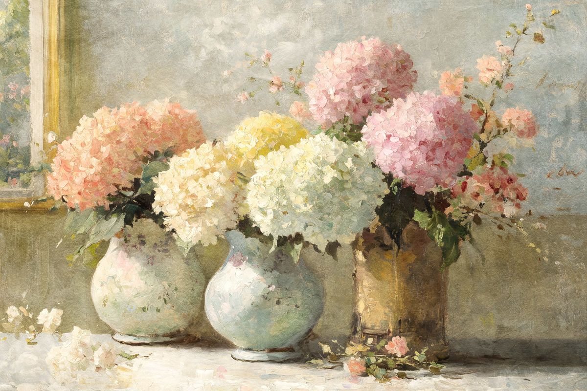 Pastel Hydrangeas I