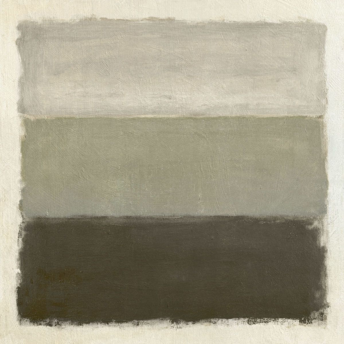 Neutral Tonal Color Field Painting