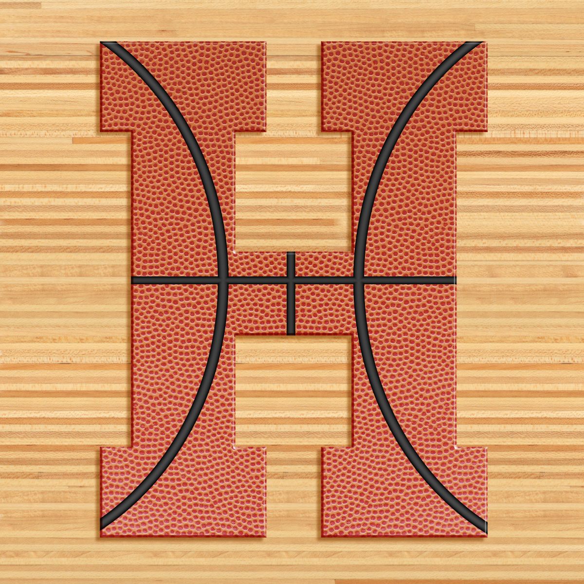 Basketball H Alphabet