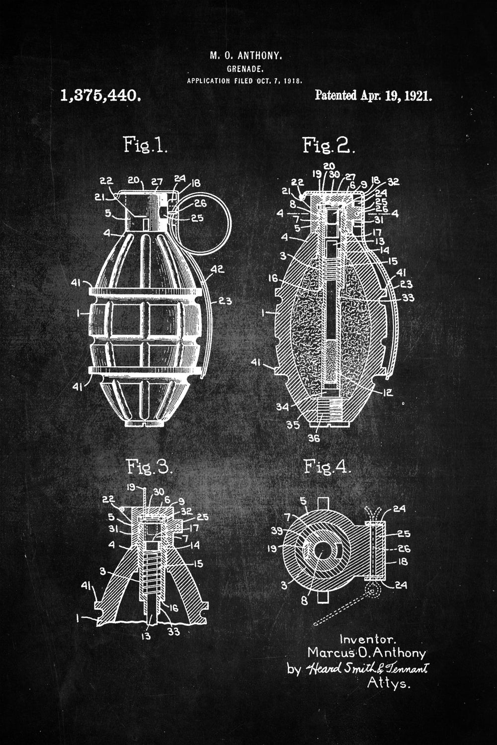 Grenade BW Patent