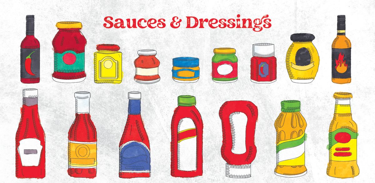 Sauces And Dressings Chart