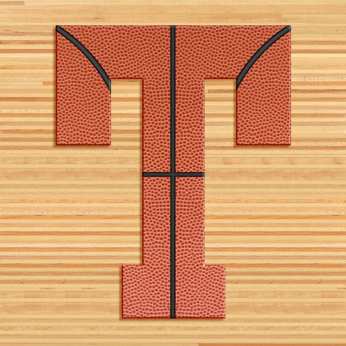Basketball T Alphabet