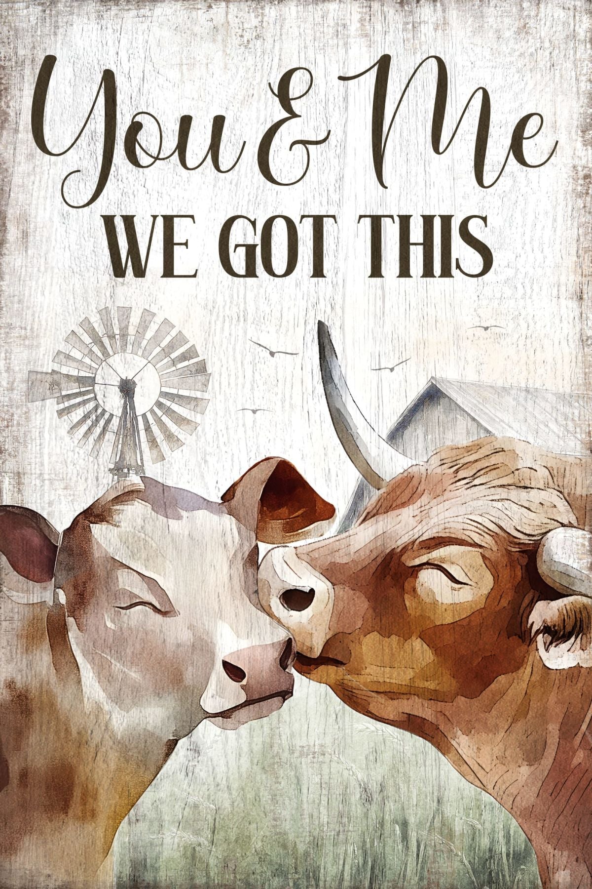 You And Me With Got This With Cow Couple