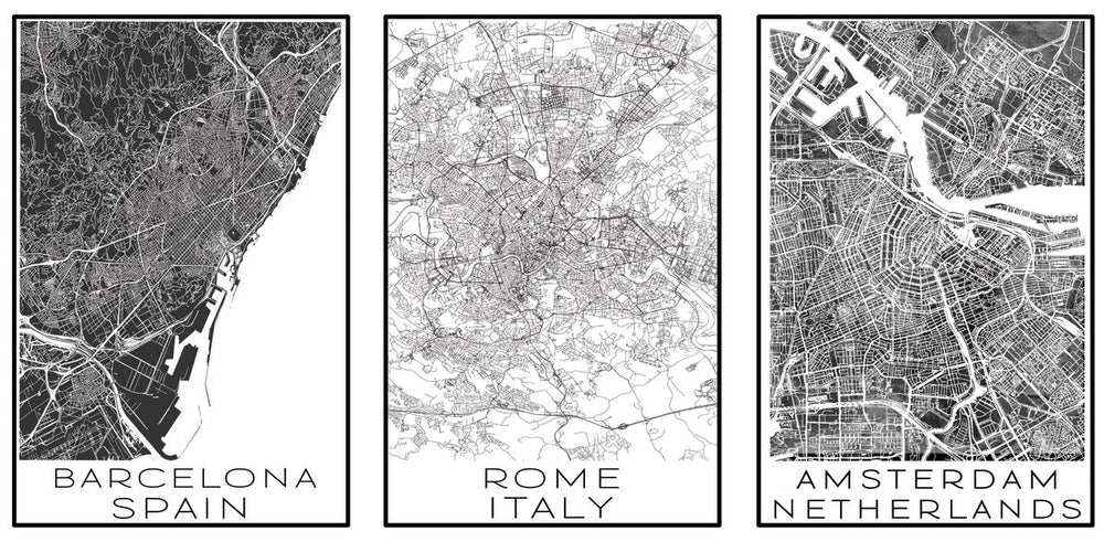 City Maps Of Europe