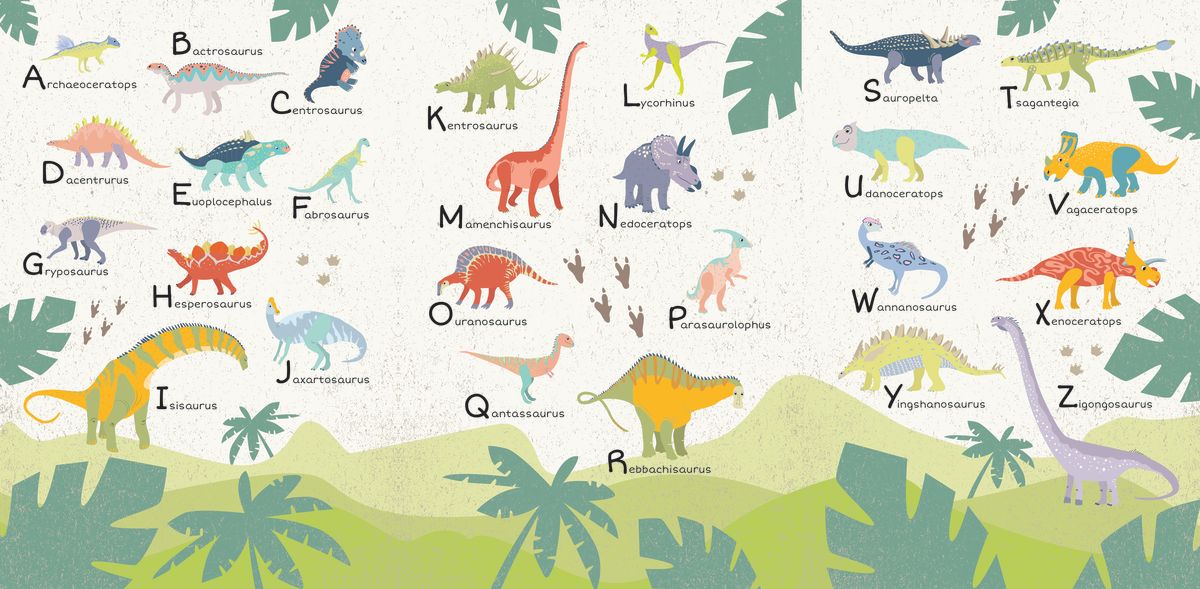 Dinosaur Letters Chart