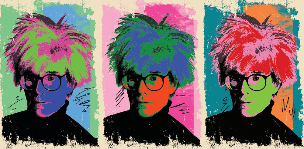 Warhol Vivid Triptych
