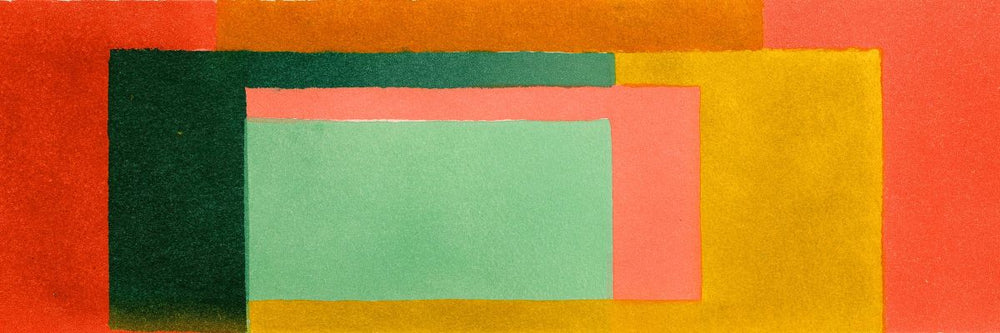 Bold Color Block Rectangles Abstract