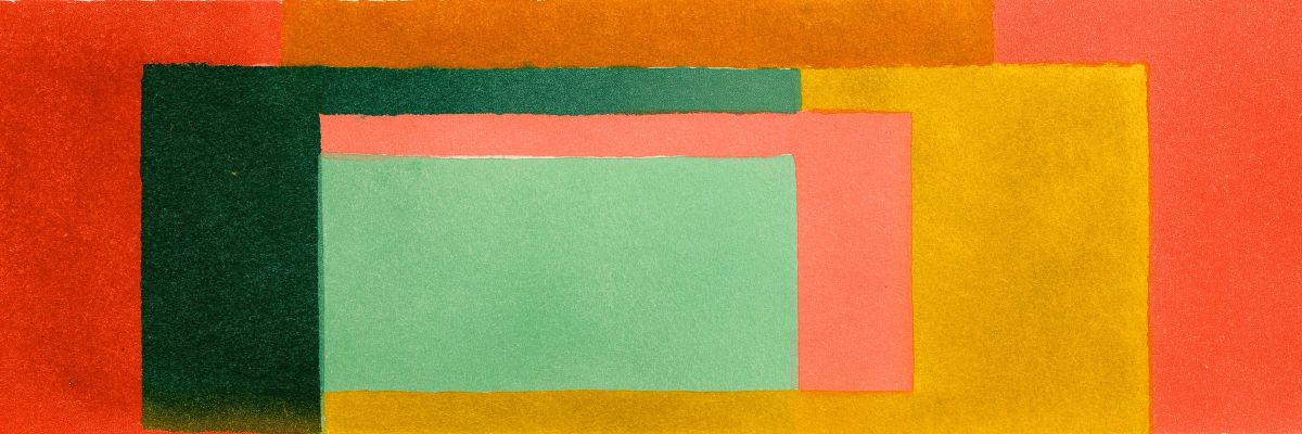 Bold Color Block Rectangles Abstract