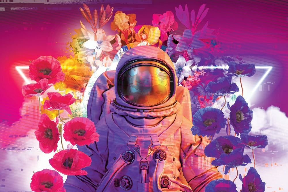 Astronaut And Poppies
