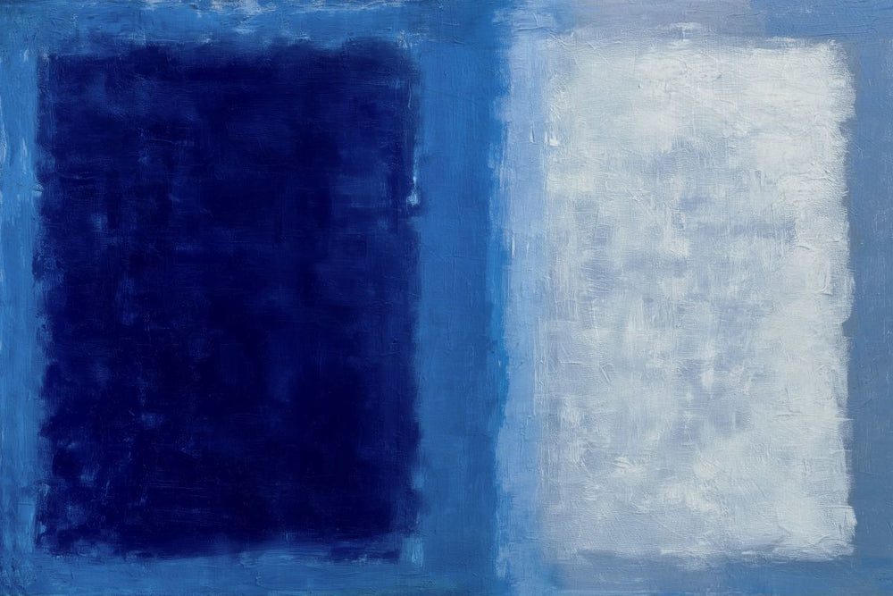 Blue Panel Abstract