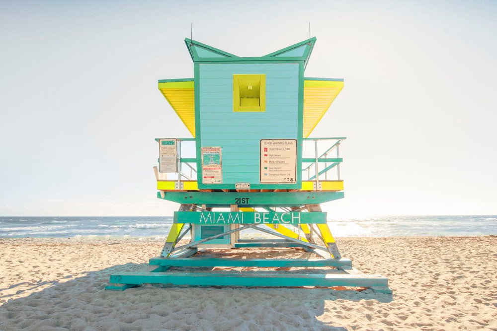 Bright Lifeguard Post