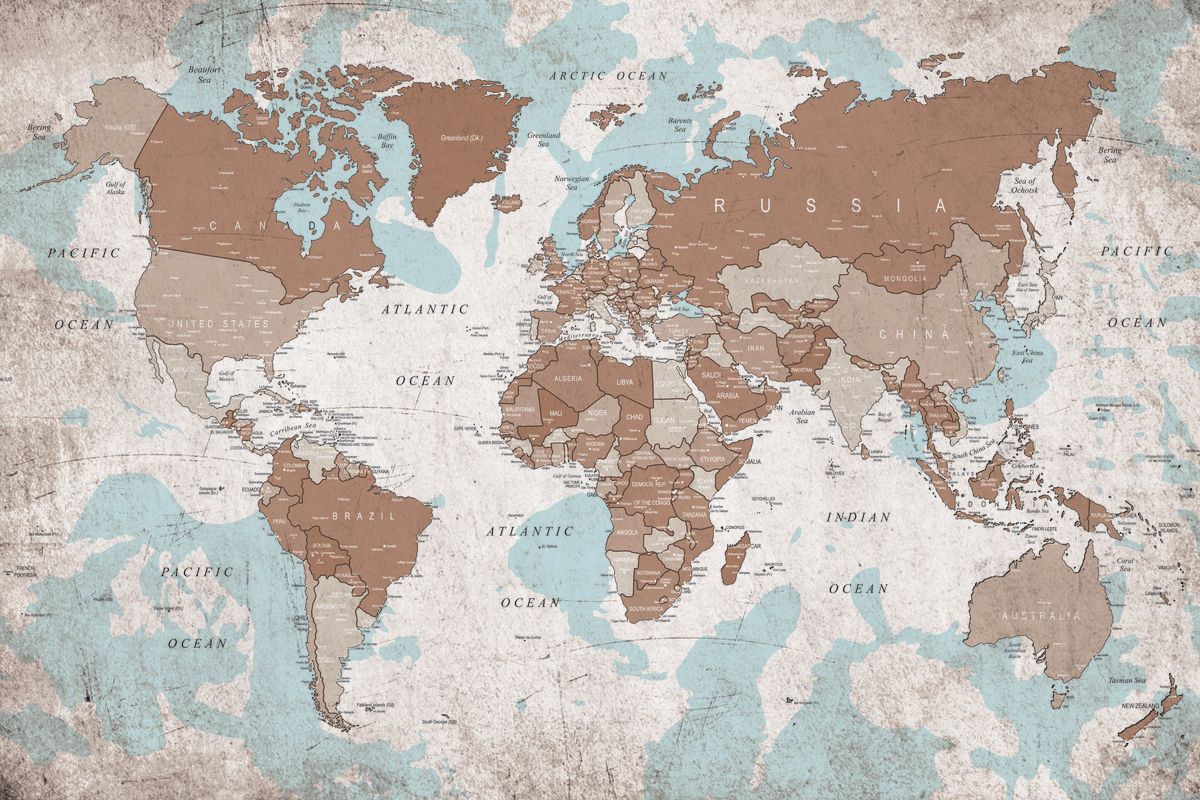 Geographic World Map VI