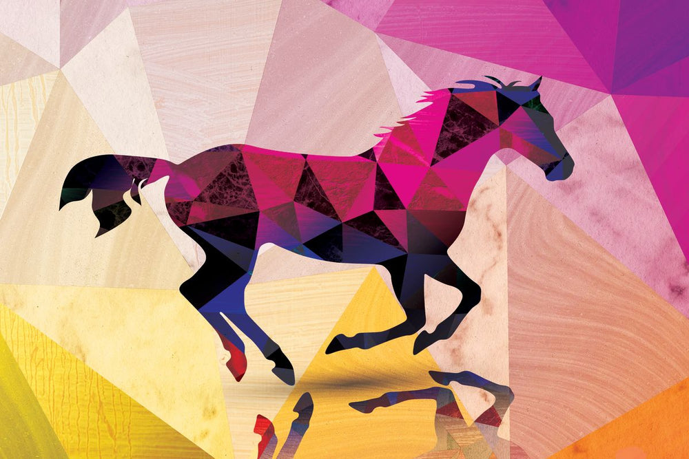 Geometric Abstract Horse
