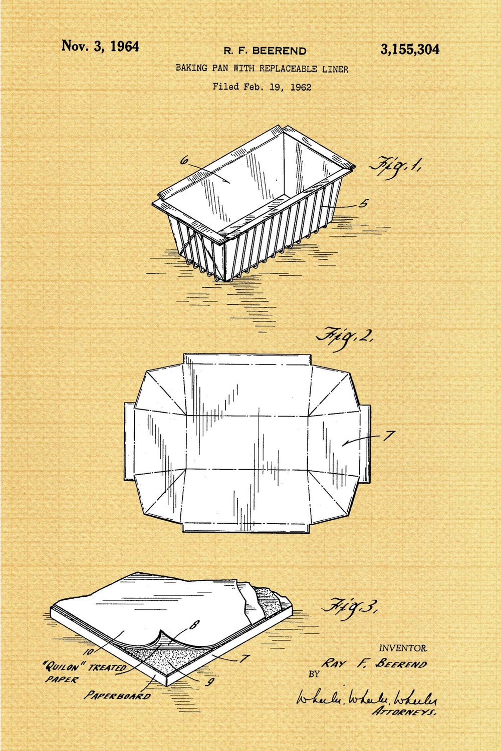 Baking Pan Patent