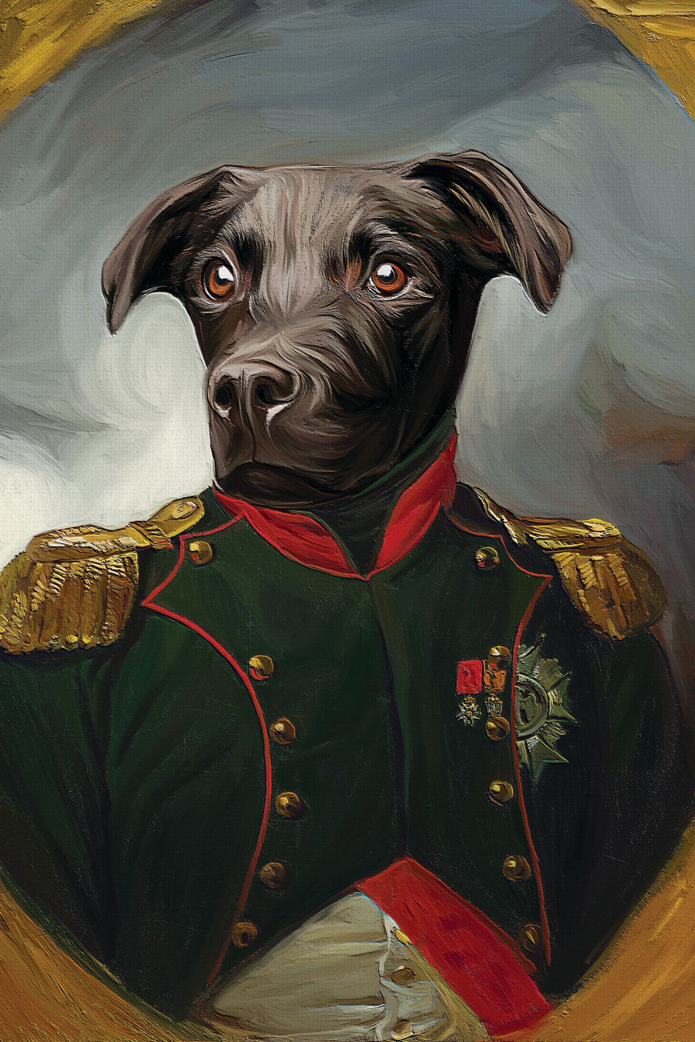 Portrait Of Dog Napoleon