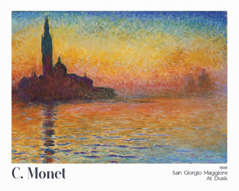 San Giorgio Monet Exhibition Poster