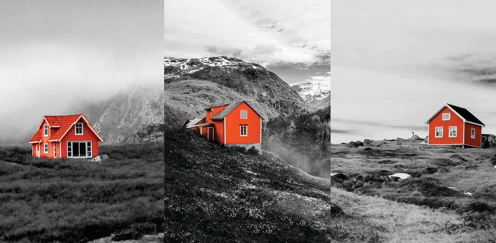 Norwegian Red Houses Pop