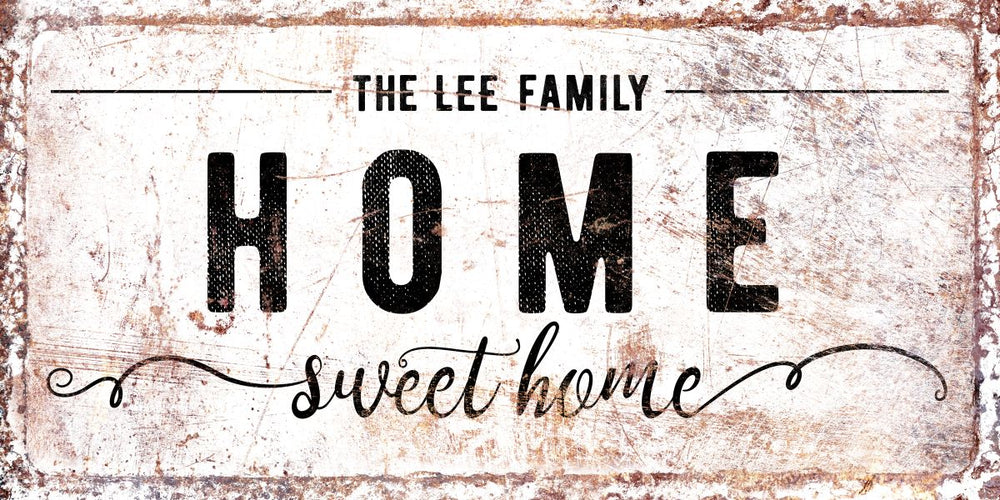 Lee Family Home Sign