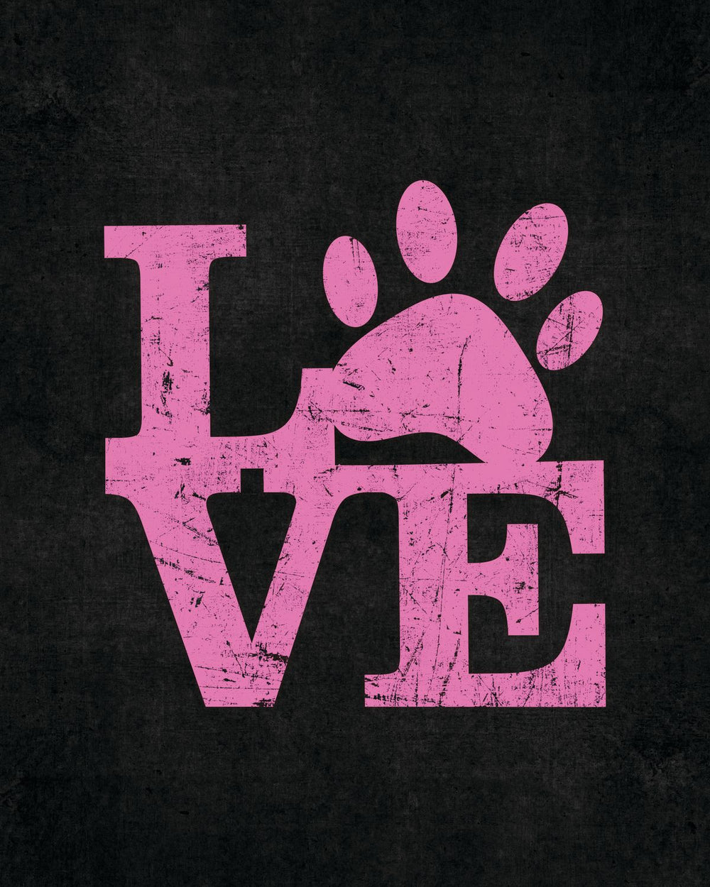 Pink Love Paw