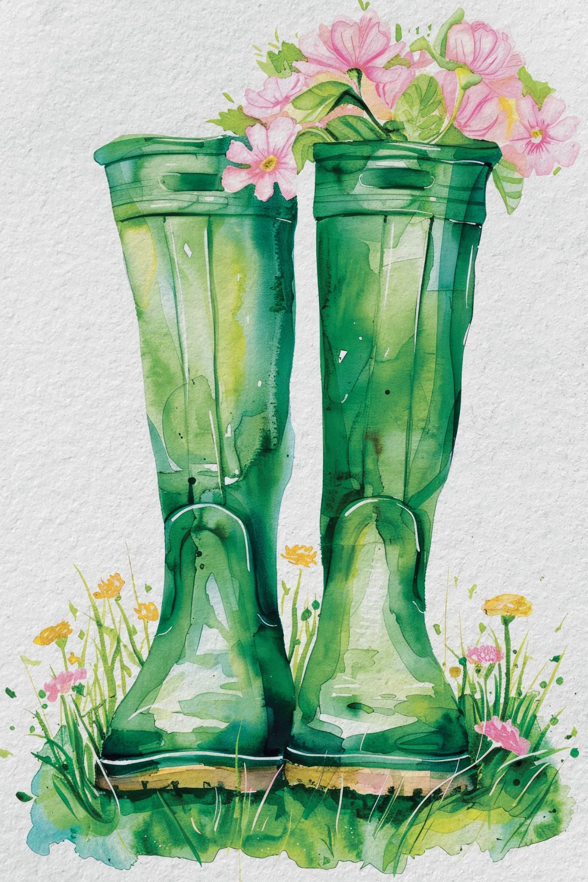Green Garden Boots