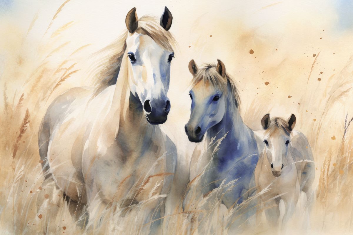 Grassland Horses