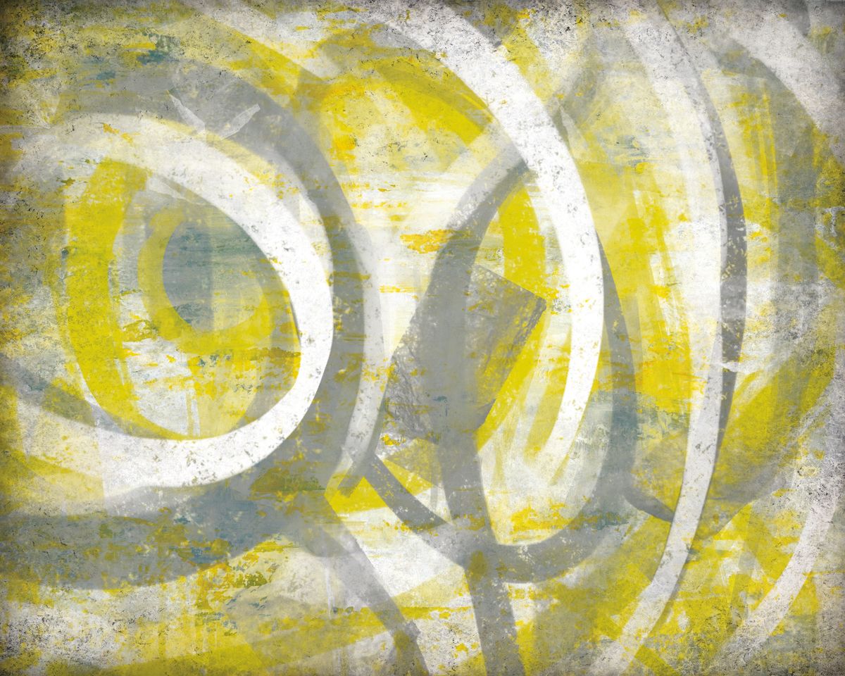 Pop Of Yellow Abstract VI