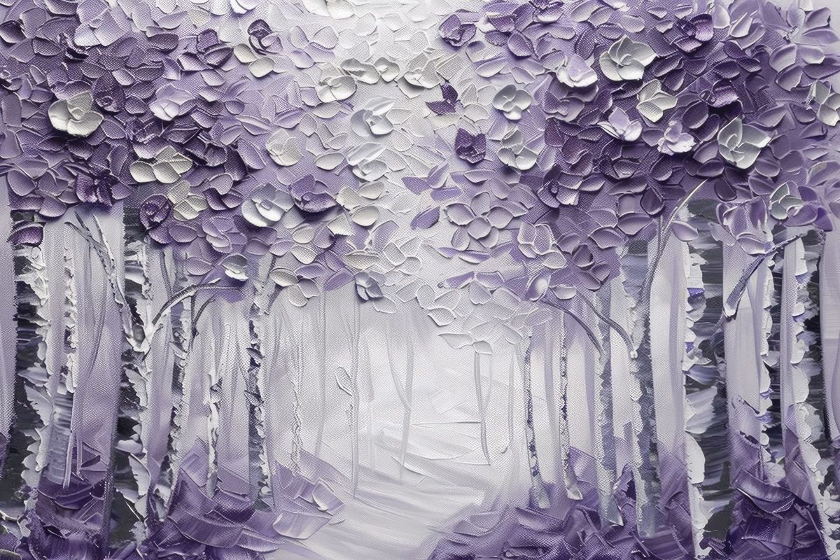 Enchanted Mauve Woods