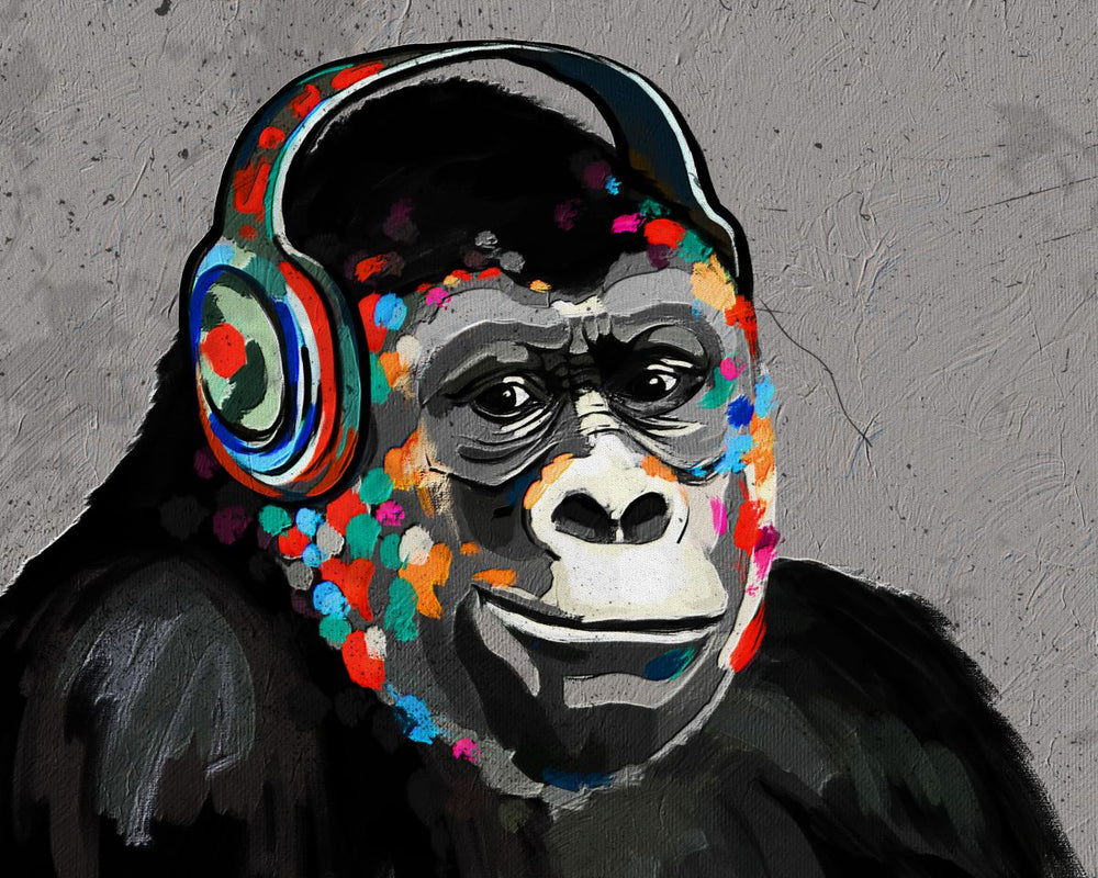 Music Loving Gorilla