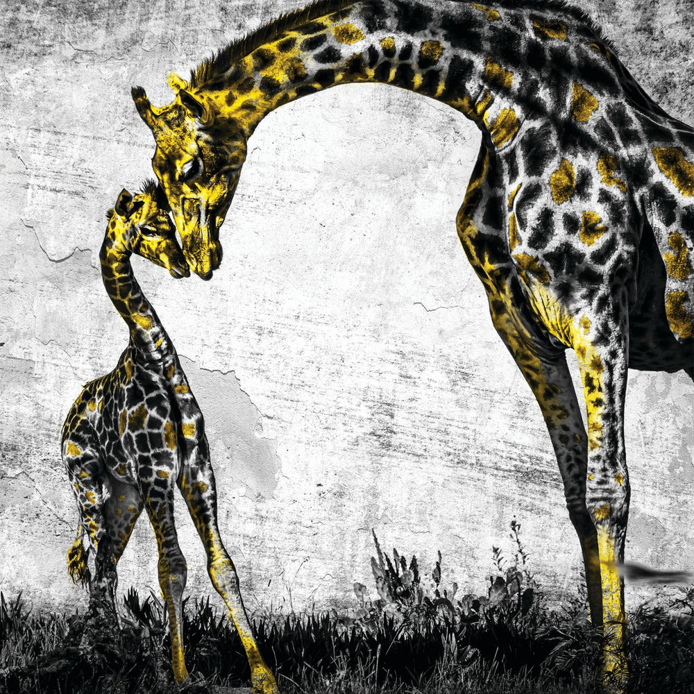 Mother And Baby Giraffe Pop