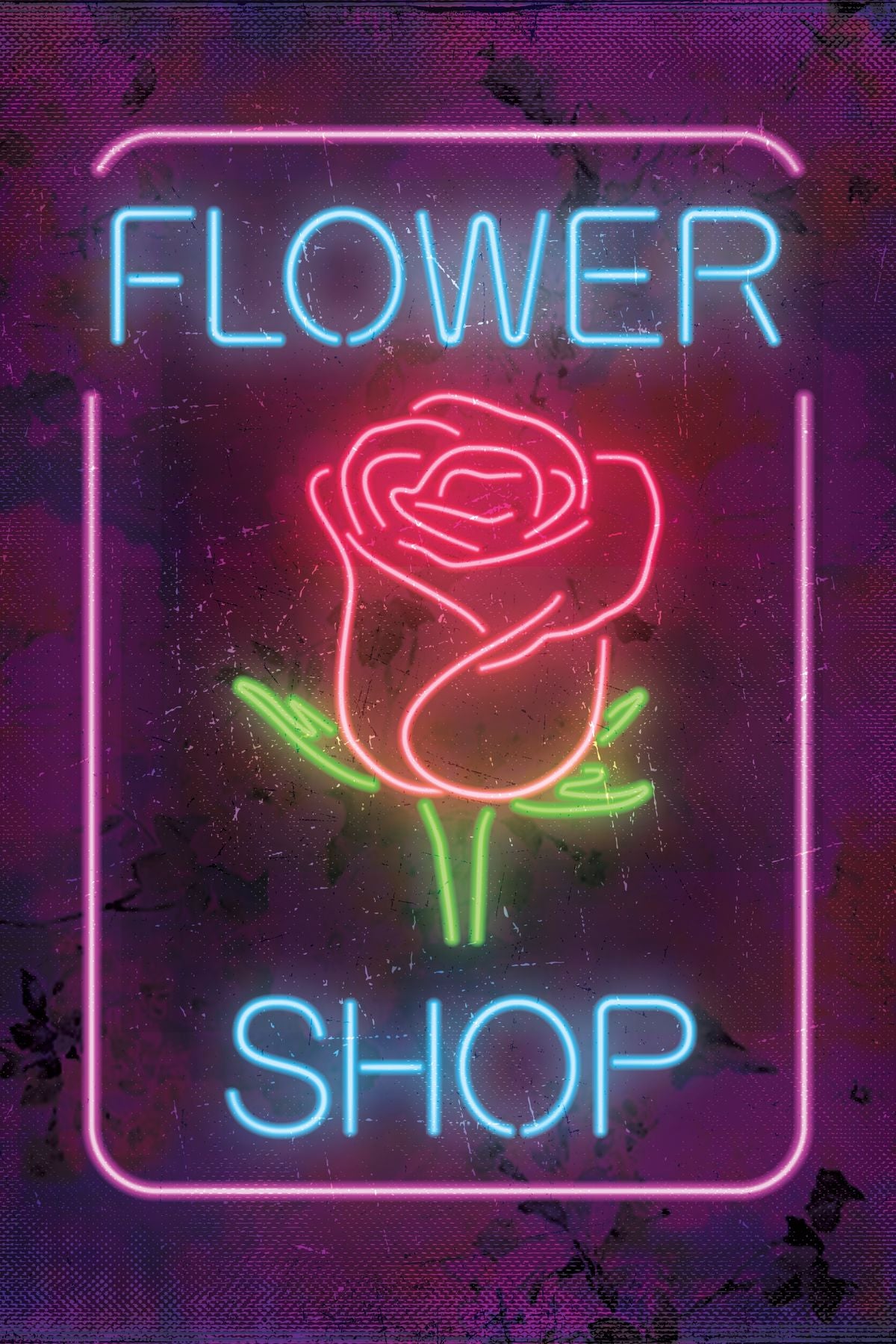 Rose Flower Signage