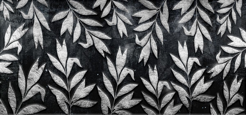 Gray Silver Leaves