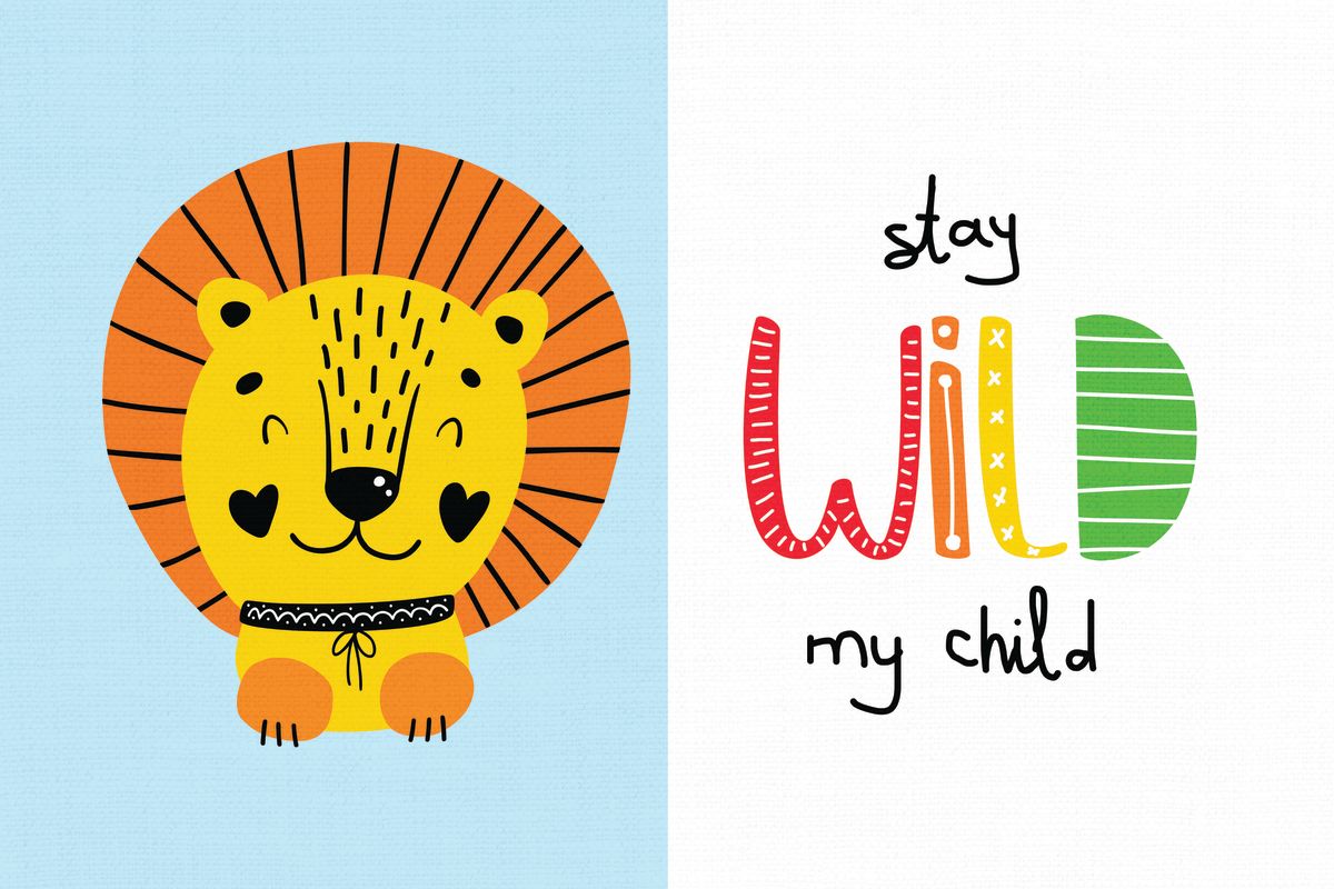 Nursery Stay Wild Quote