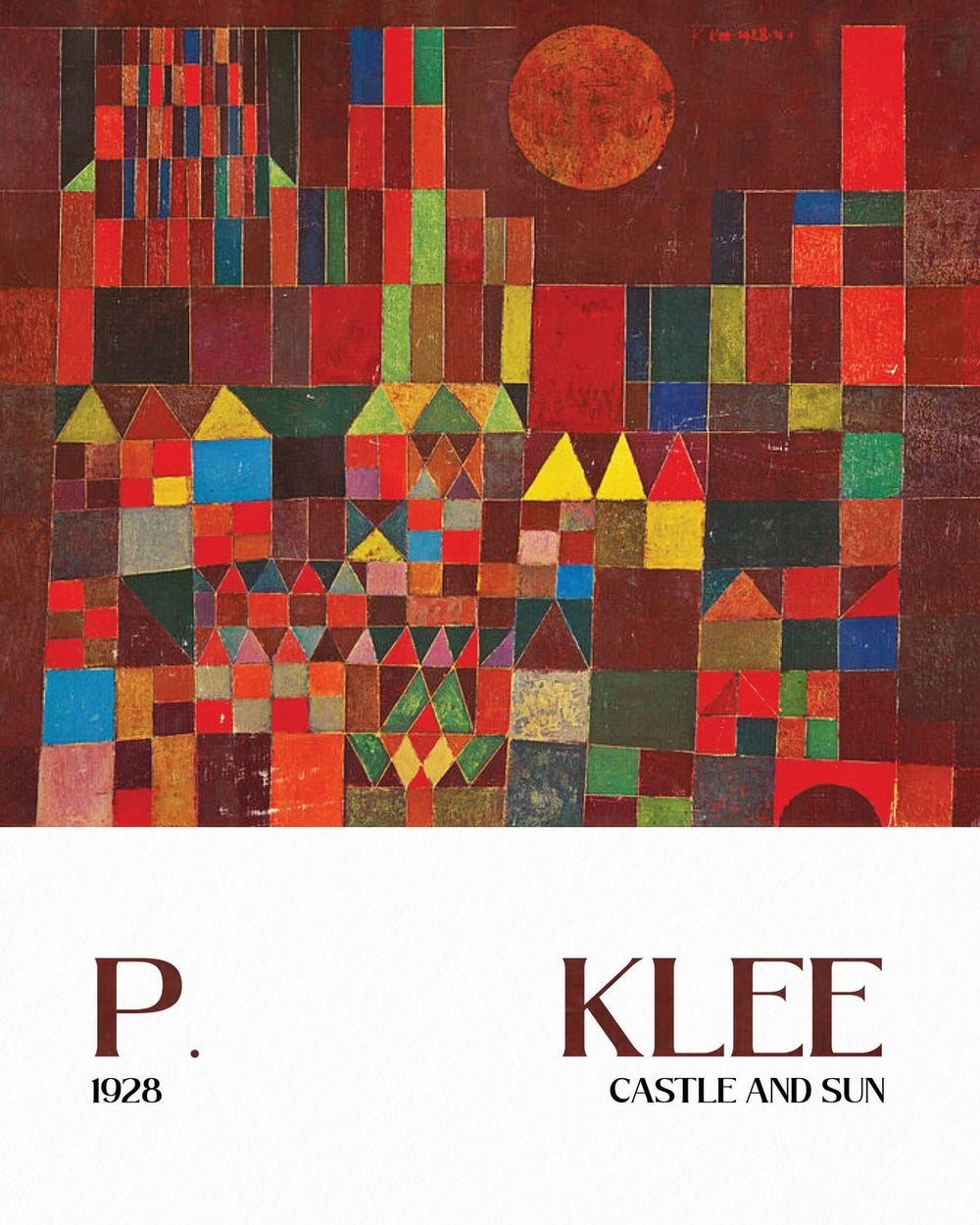 Castle And Sun Klee Exhibition Poster