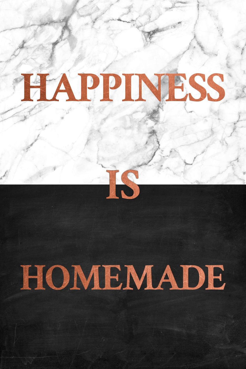 Happiness Is Homemade Typography I
