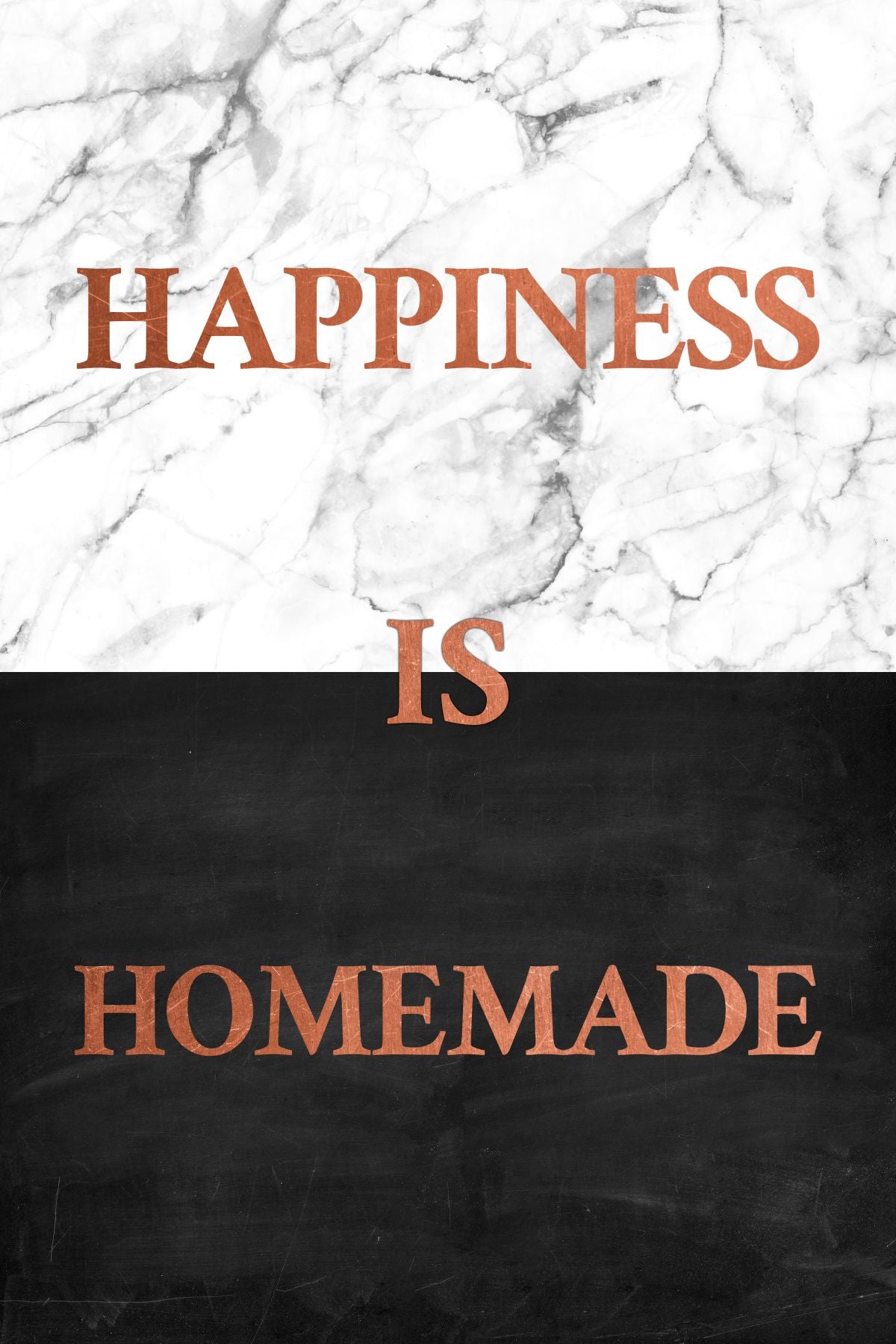 Happiness Is Homemade Typography I